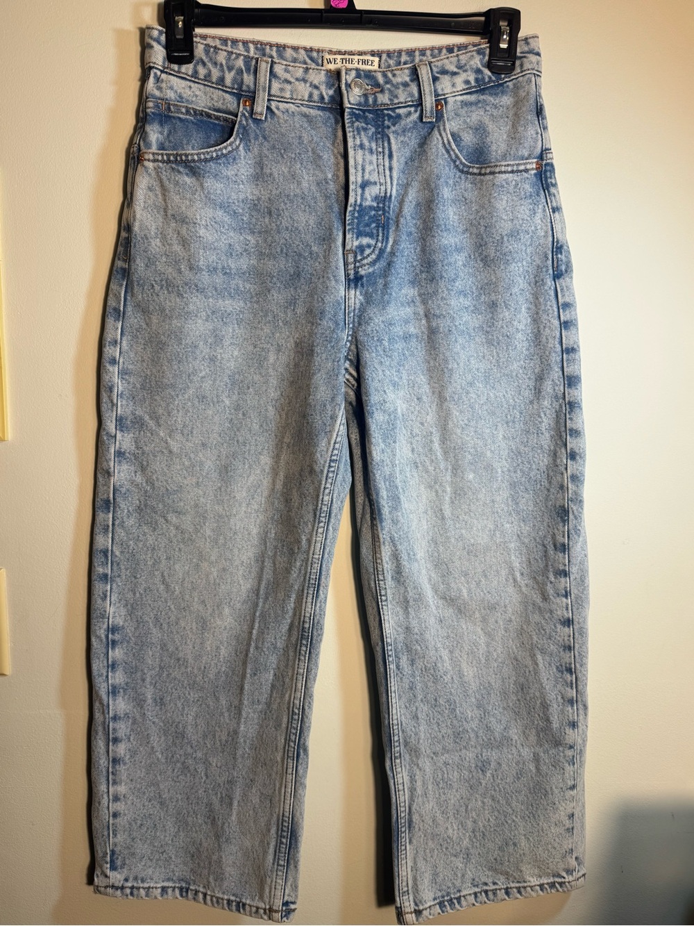 We The Free Light Wash Straight-Leg Men's Jeans